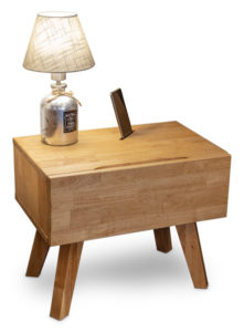 Dřevěný dubový noční stolek JESSIE